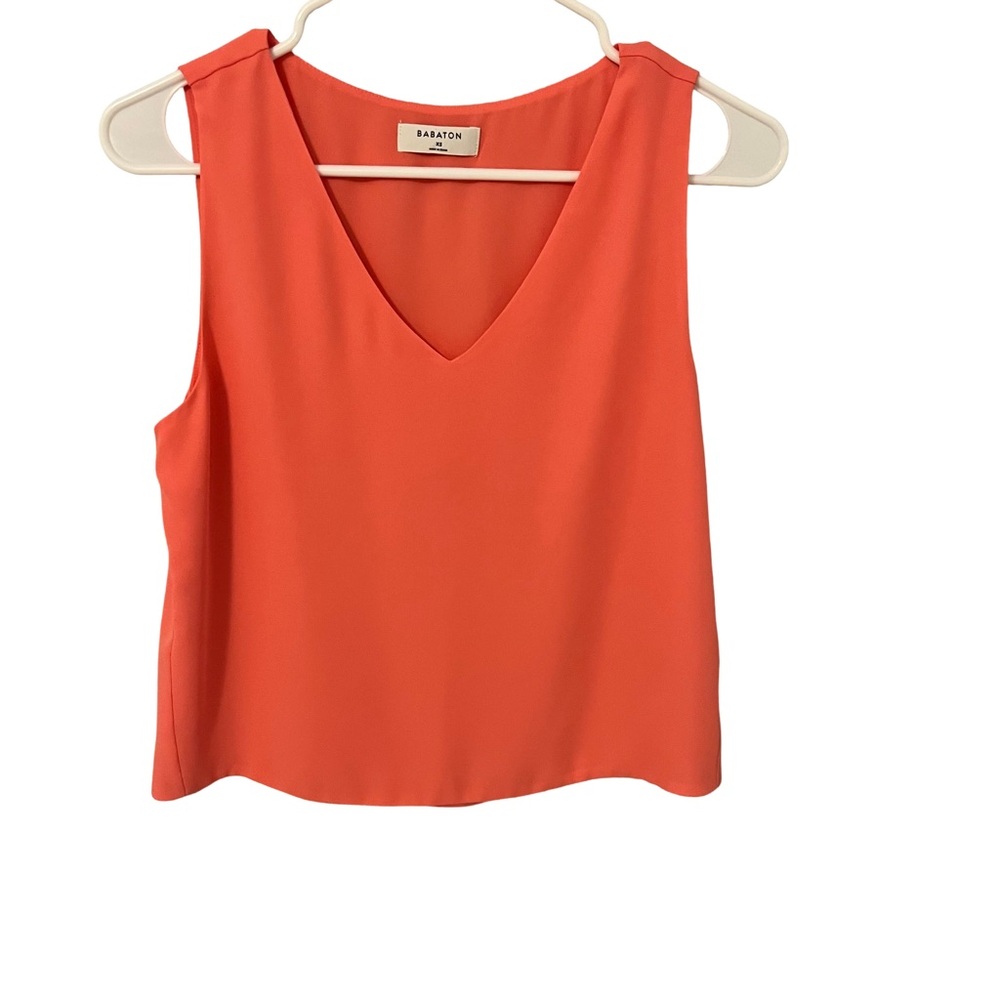 Aritzia Peach Blouse Tank